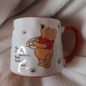 Winnie the Pooh Red and White Mug